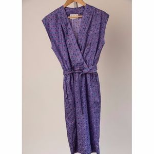 Yves Jennet Purple Midi Dress